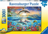 Puzzle per bambini Ravensburger - 12895 Il paradiso dei delfini - Puzzle per bambini dai 9 anni, con 300 pezzi in formato XXL Puzzle Naty Shop