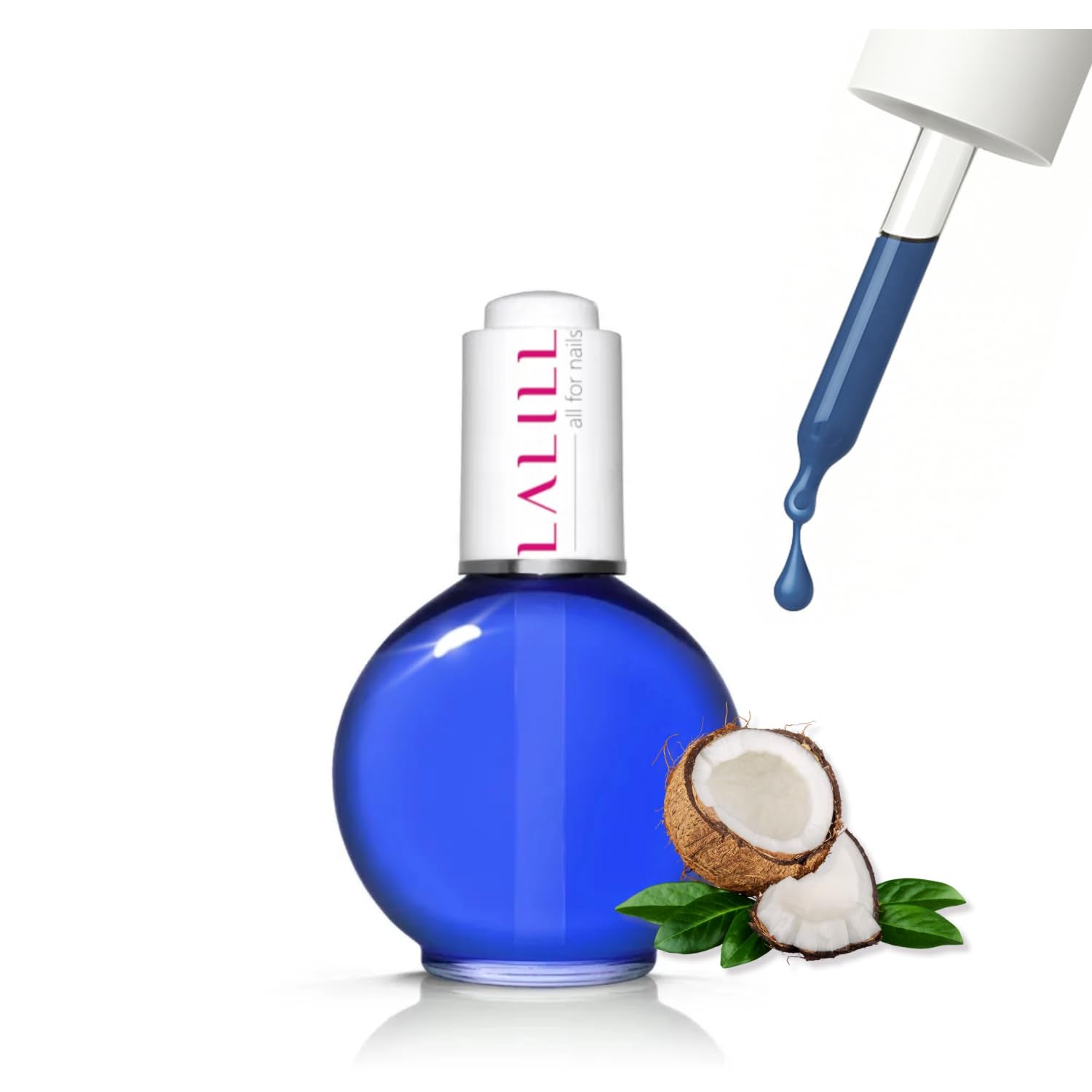 LALILL Olio per cuticole per unghie 75Ml - Himbeere Nagelpflegeöl - Nagelöl Pflege Für Nägel Nagelhaut - SPA Maniküre Naildesign Hände - Vegan - Con pipetta