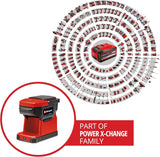 Macchina per caffè espresso a batteria Einhell TE-CF 18 Li-Solo Power X-Change (18 V, serbatoio dell'acqua da 240 ml, per caffè filtro e capsule di caffè, maniglia per il trasporto, inclusa tazza di caffè con coperchio, senza batteria)