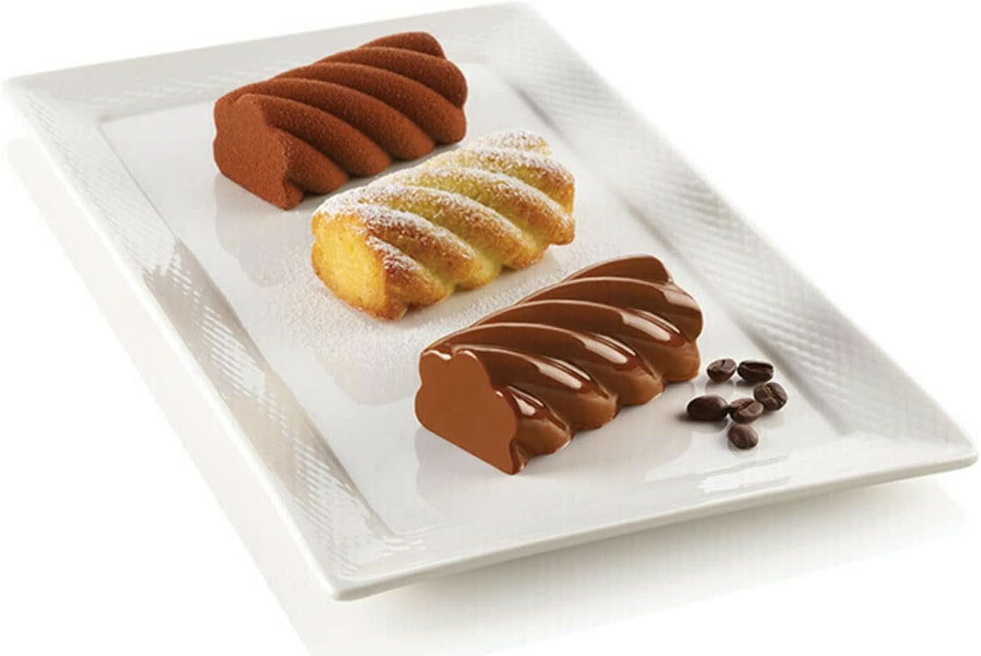 Silikomart, Stampo per Torte Tartufo in Silicone, 8 Porte Singole, Ø 62 H 52 mm Cucina Naty Shop Altalena