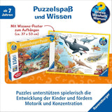 Puzzle per bambini Ravensburger 13411 - Creature marine sulla barriera corallina - Perché? Perché? Perché? Puzzle 150 pezzi XXL + poster della conoscenza, per bambini dai 7 anni Puzzle Naty Shop