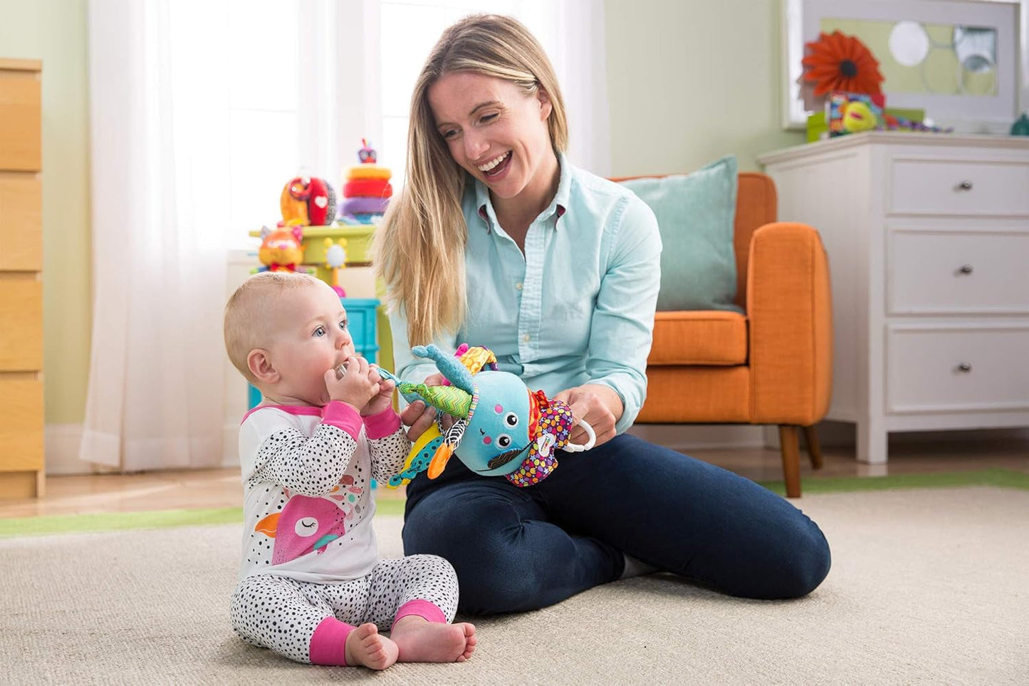 Giocattolo Lamaze per neonati Capitan Calamari il polpo pirata Clip & Go - giocattolo di alta qualità per bambini - da 0 mesi e Freddie la lucciola Clip & Go - giocattolo di alta qualità per bambini Giocattoli Bebe Naty Shop