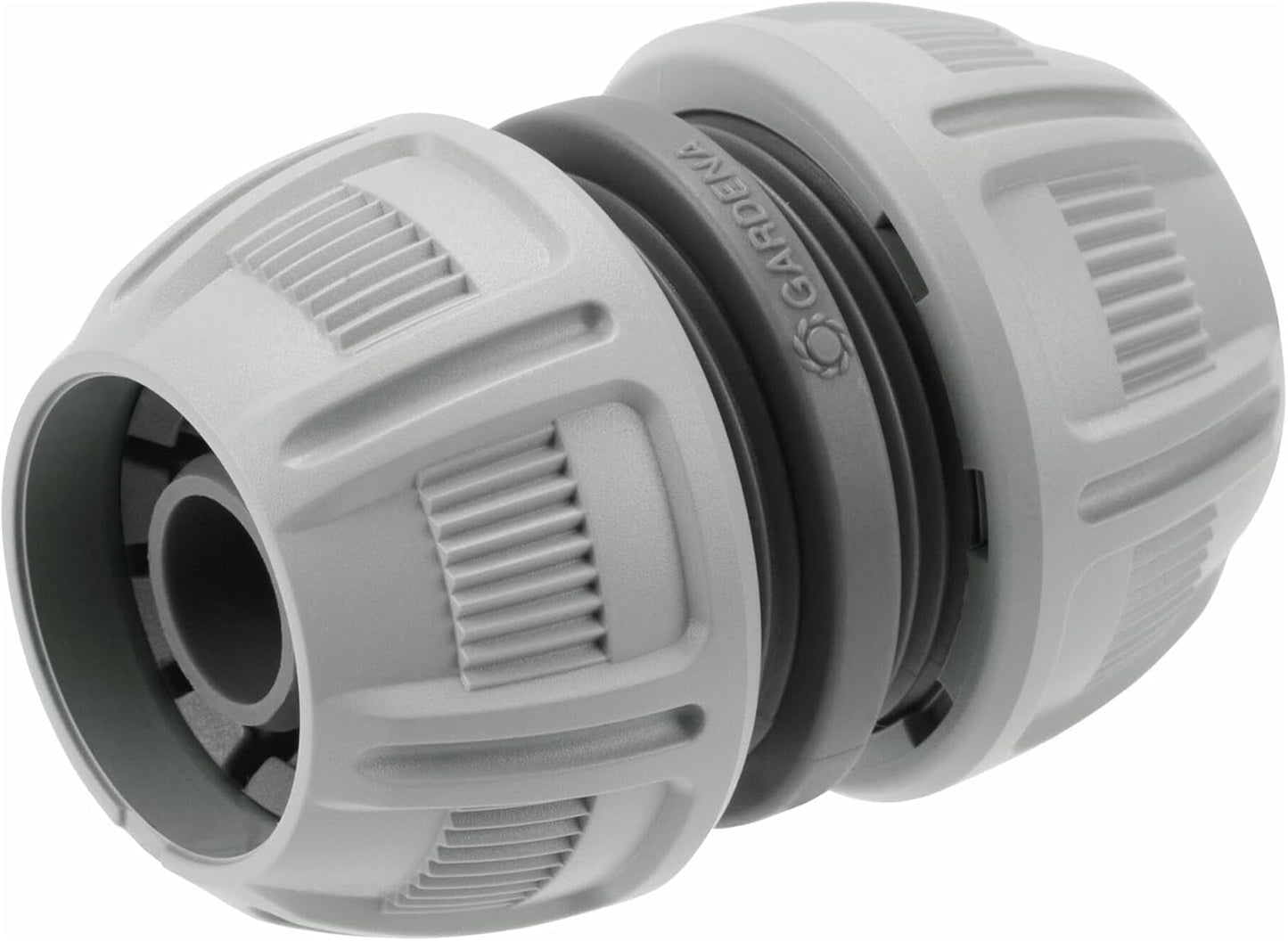 Riparatore Gardena da 13 mm (1/2 pollice) e 15 mm (5/8 pollice): riparazione facile e veloce del tubo senza attrezzi, Power Grip, elevata forza di serraggio, in scatola (18232-20)