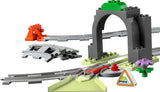 Tunnel e binari ferroviari LEGO DUPLO Town - Set di espansione, regalo per i più piccoli, incoraggia la destrezza, set da gioco per gli appassionati di veicoli di 2 anni, giocattolo didattico creativo 10425 Set di costruzione Besuche den LEGO-Store