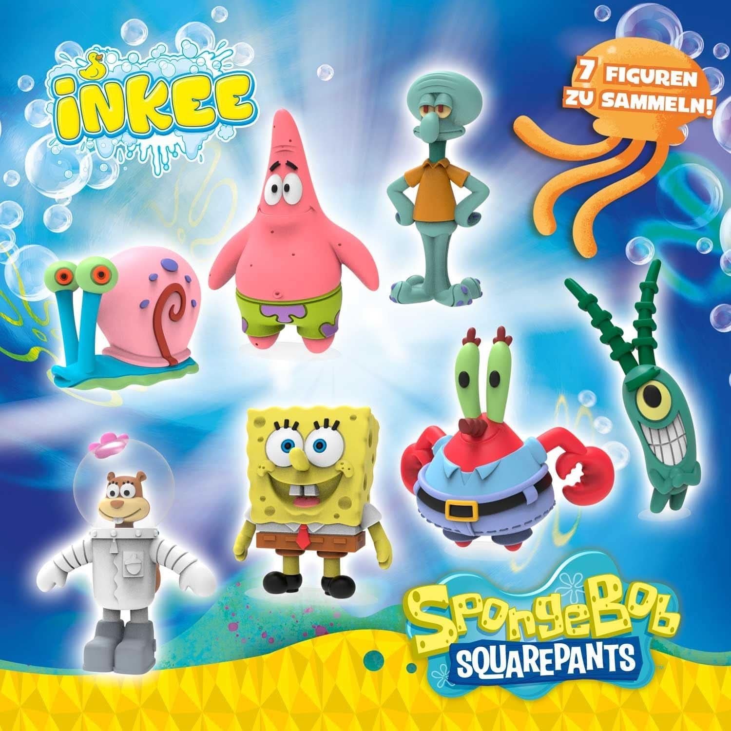 INKEE Spongebob Surprise Bomba da bagno per bambini Spongebob Squarepants da collezione 80 grammi Naty Shop
