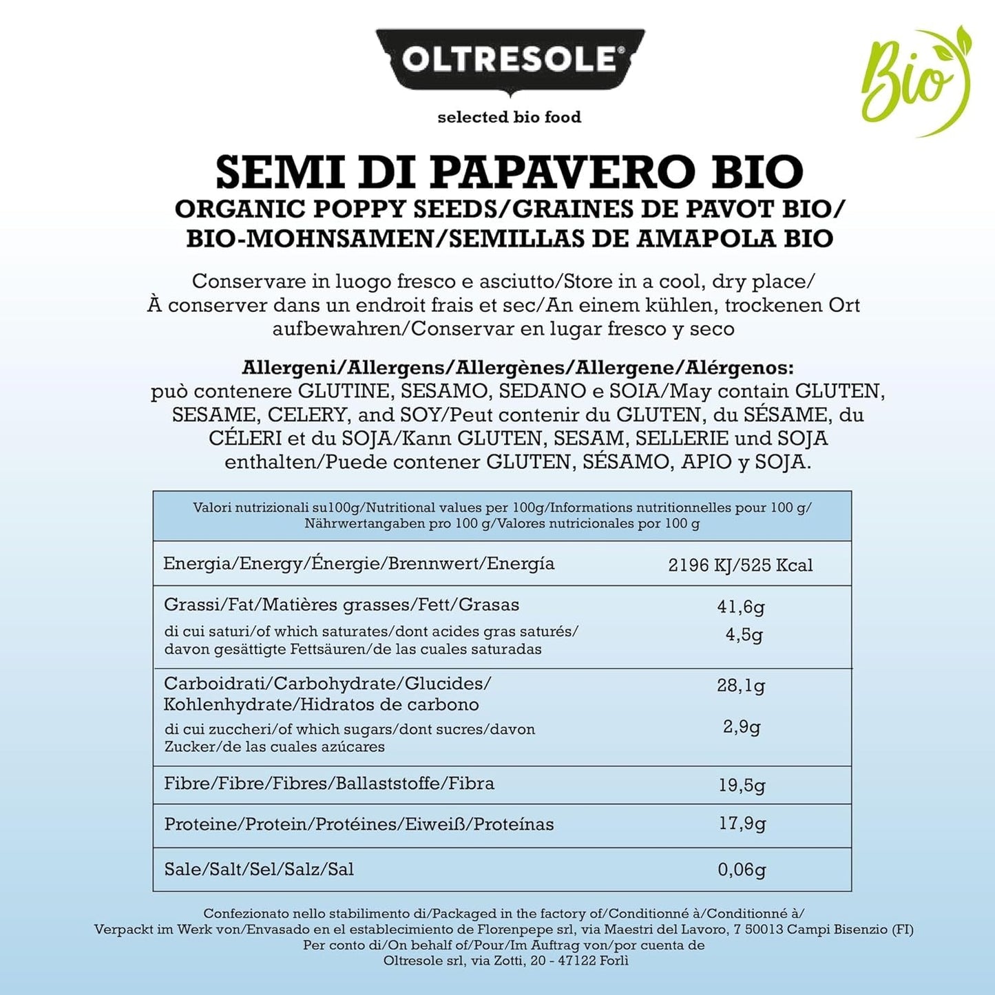 Semi di papavero biologici 3 kg, semi di papavero biologici ricchi di sostanze nutritive, ideali per cucinare e mangiare, dimensioni convenienti