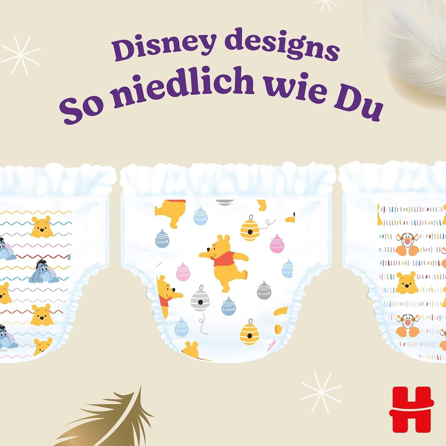 Pantaloni Huggies Extra Care Disney Design Taglia 5 68 Pannolini (2x34) Confezione da metà mese