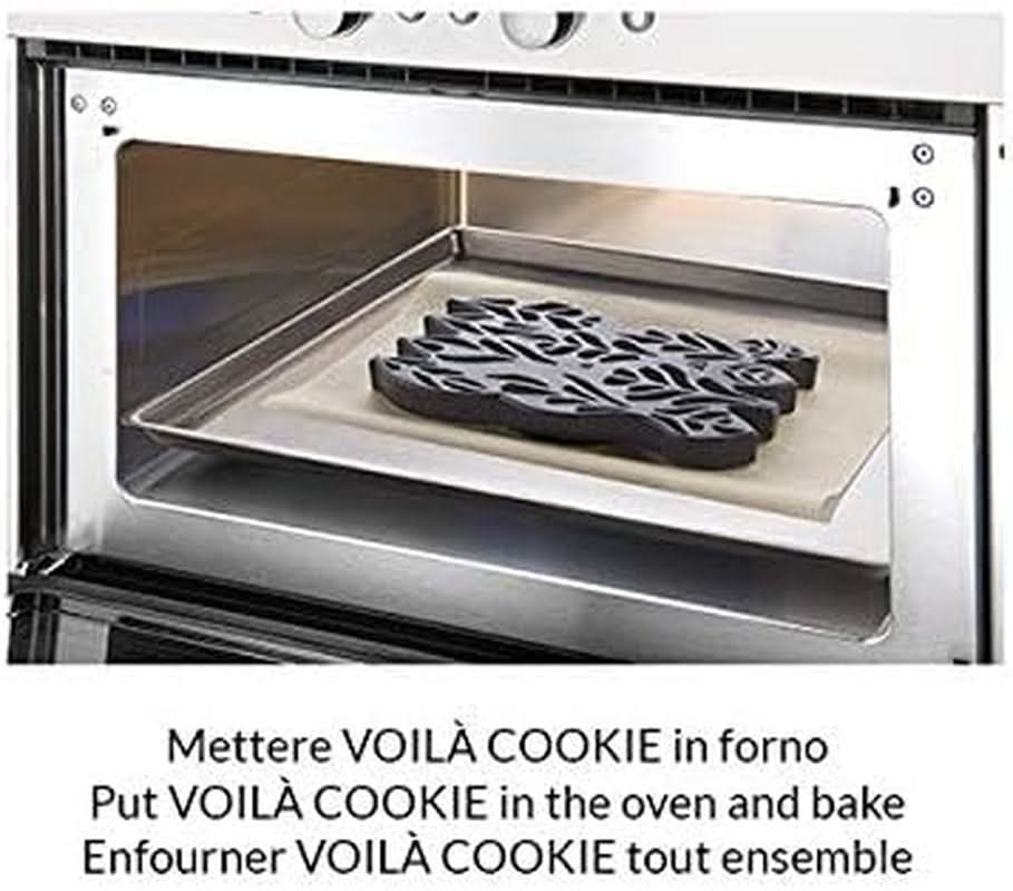 Silikomart, Voila Cookie Leaves, 240mm X 150mm, altezza 20mm Cucina Naty Shop