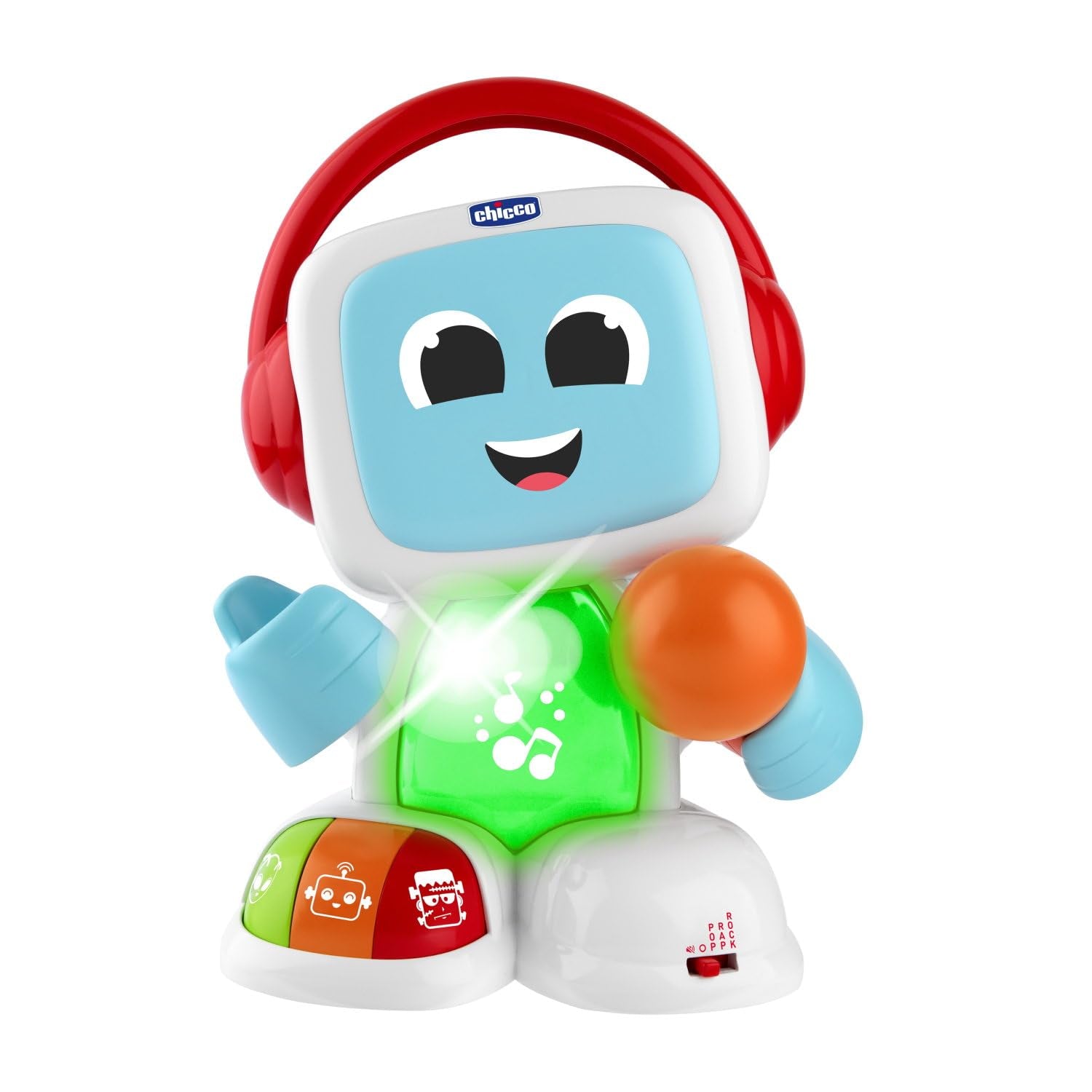 Chicco 00009820100000 Mi First Batteria con Luci e Suoni, 3 Modalità di Gioco Strumento Musicale con Batteria per Bambini, Multicolor, Grande Jucarii Bebe Naty Shop Robit