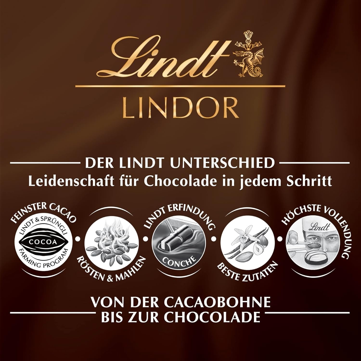 Cioccolata Lindt | LINDOR Cornetto al Caramello Salato | 500 g| 38 Palline Di Cioccolato Al Latte Con Ripieno Di Caramello Salato | Dono di cioccolato