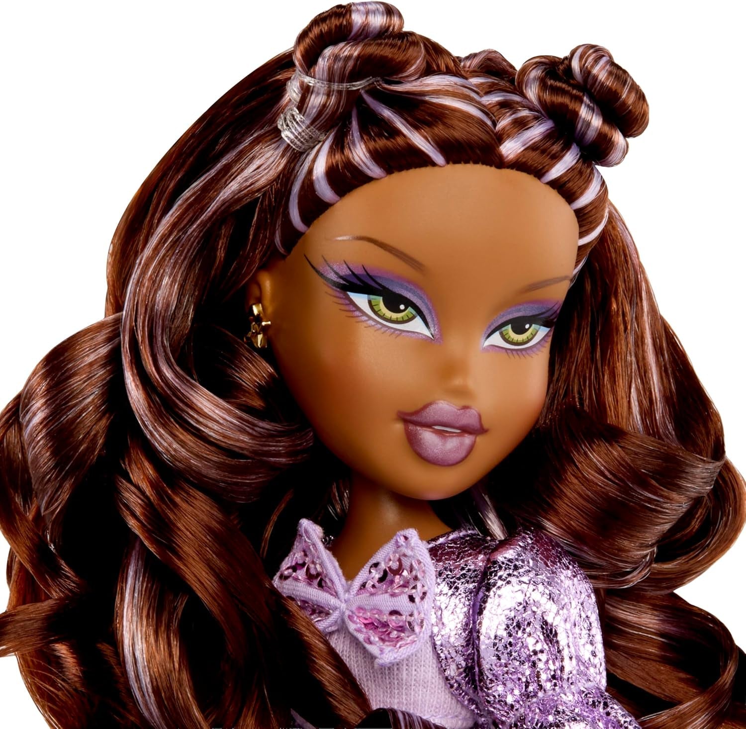 BRATZ Pop Starz Sasha – Bambola alla moda con portachiavi da collezione, vestito e accessori musicali