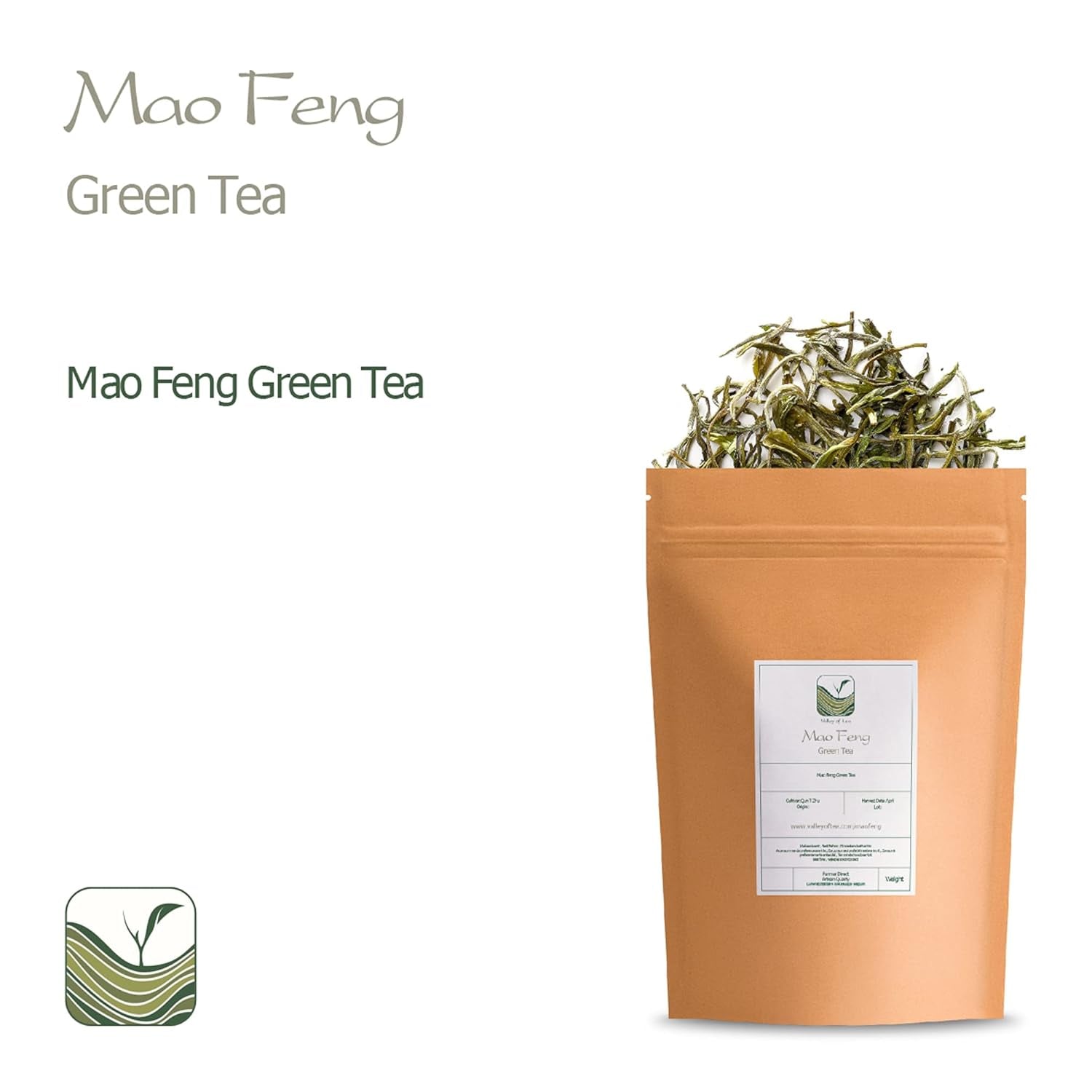 Tè verde Mao Feng Huangshan - Famoso tè cinese di Huang Shang - Foglie di tè verde delle montagne gialle Maofeng Tè cinese Mao Feng Tè verde biologico Tè verde cinese Tè verde