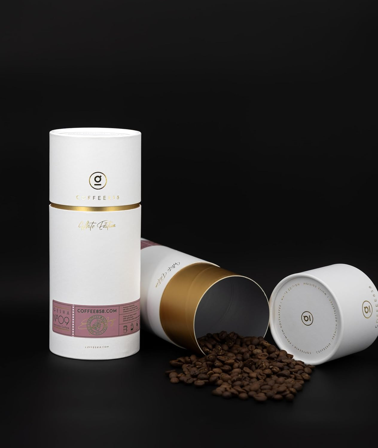 NUOVO! Caffè N. 9 - GESHA - Caffè Speciale - Don Primitivo di Coffee858 (320g) - Bacche rosse, miele, tè rosso, fiori/agrumi, uva, mango e gusto complesso