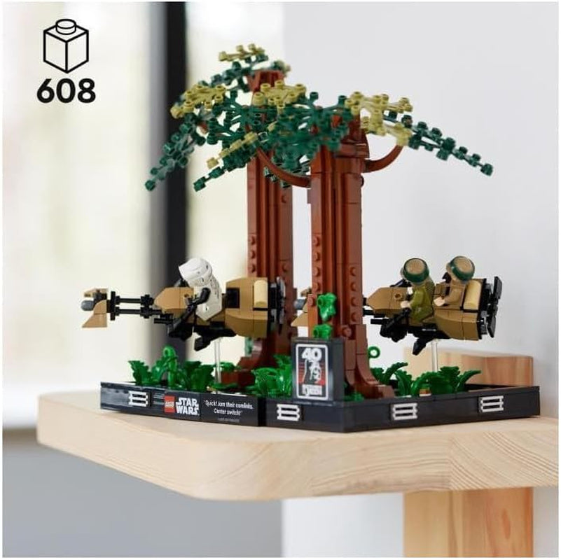 LEGO Star Wars Inseguimento su Endor 75353 - Set diorama, Il ritorno dello Jedi con Luke Skywalker, Principessa Leila e Scout Trooper e Speeder Bikes, Set di costruzione per il 40° anniversario Acquista dal negozio LEGO
