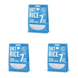 DIET-FOOD Riso istantaneo Shirataki Konjac biologico, a basso contenuto di carboidrati, a basso contenuto calorico, vegano, senza grassi, senza soia, senza glutine, cheto friendly, dimagrante, 300 grammi