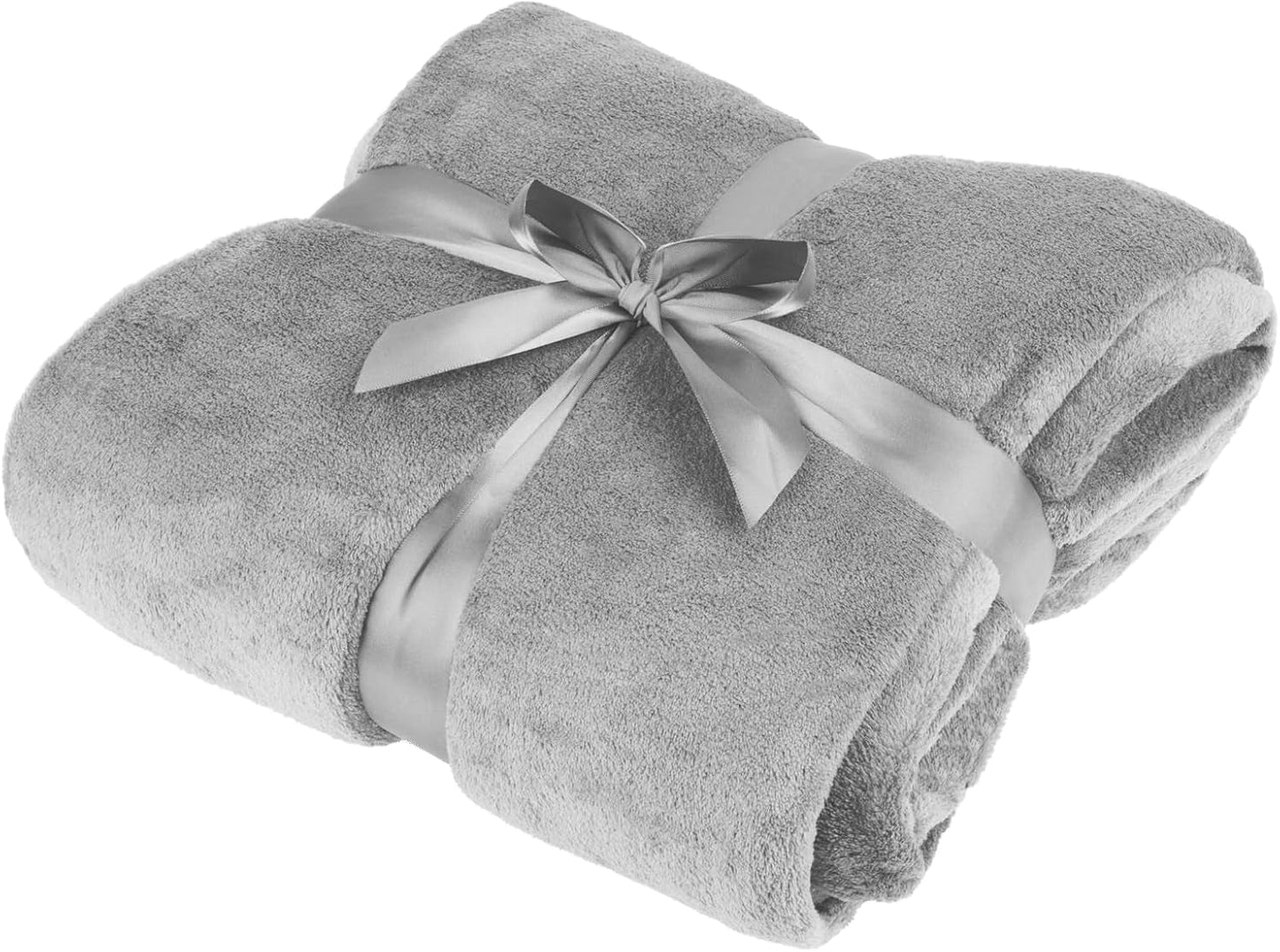 Coperta in pile Teesa 200X220 Cm grigia TSA8902-1 Letti e coperte Teesa Grey 200 X 220
