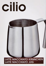 Cilio 0000201383 Caraffa Latte Macchiato, Acciaio Inossidabile, Argento, 6.4 x 7.4 x 7.6 cm