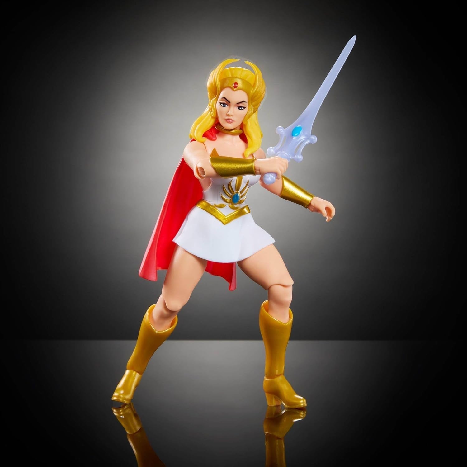 Action figure cartoon di Masters of the Universe Origins She-Ra, alta circa 14 cm, eroina televisiva degli anni '80, principessa del potere, design dettagliato e accessori, action figure JBM76 Naty Shop