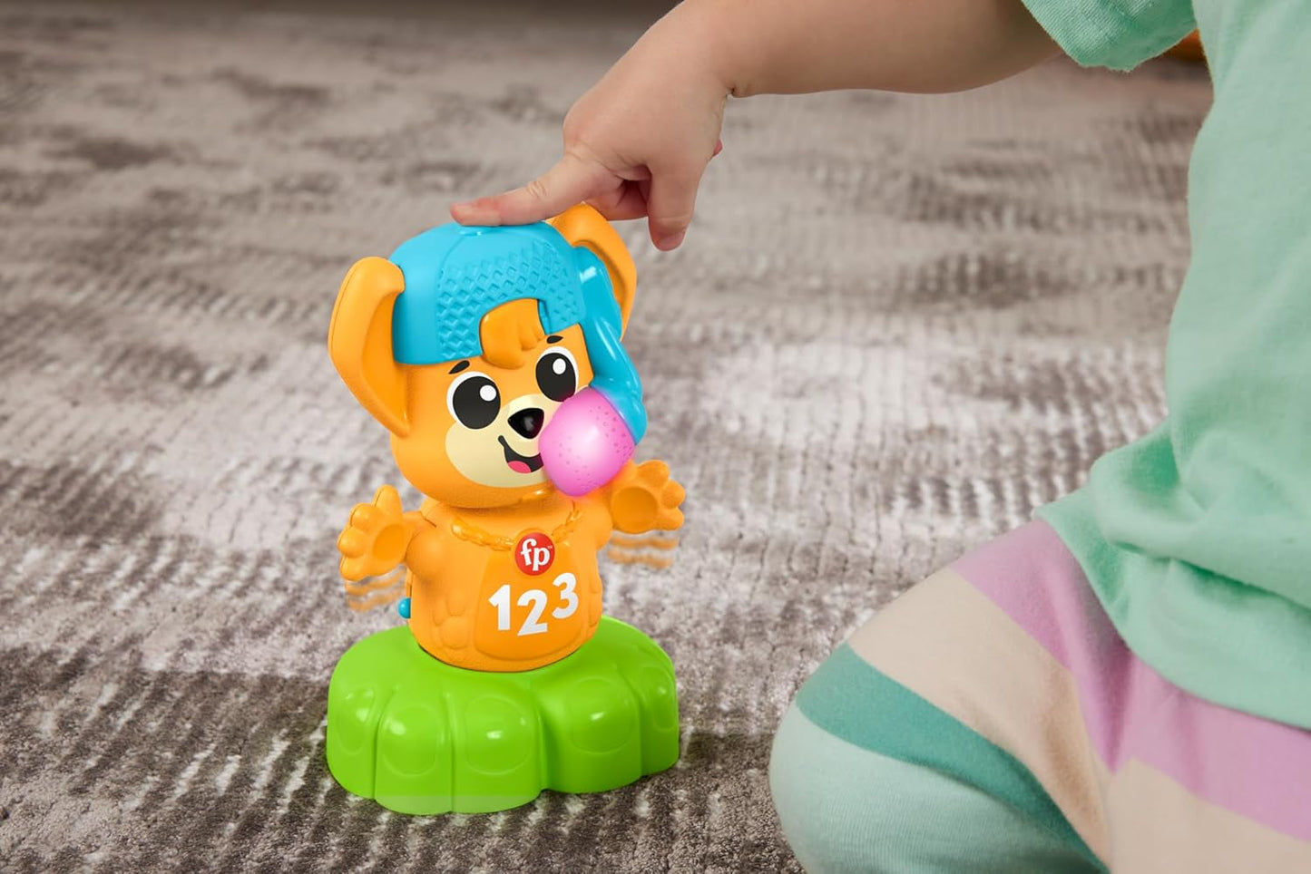 Fisher Price Animal Band Rino la Volpe Impara gli Opposti, Volpe Interattiva per Imparare attraverso il Movimento, Luci Colorate, Canzoni e Suoni, Giocattolo per Bambini, 9+ Mesi, HYL02 Giocattoli per Bambini Naty Shop