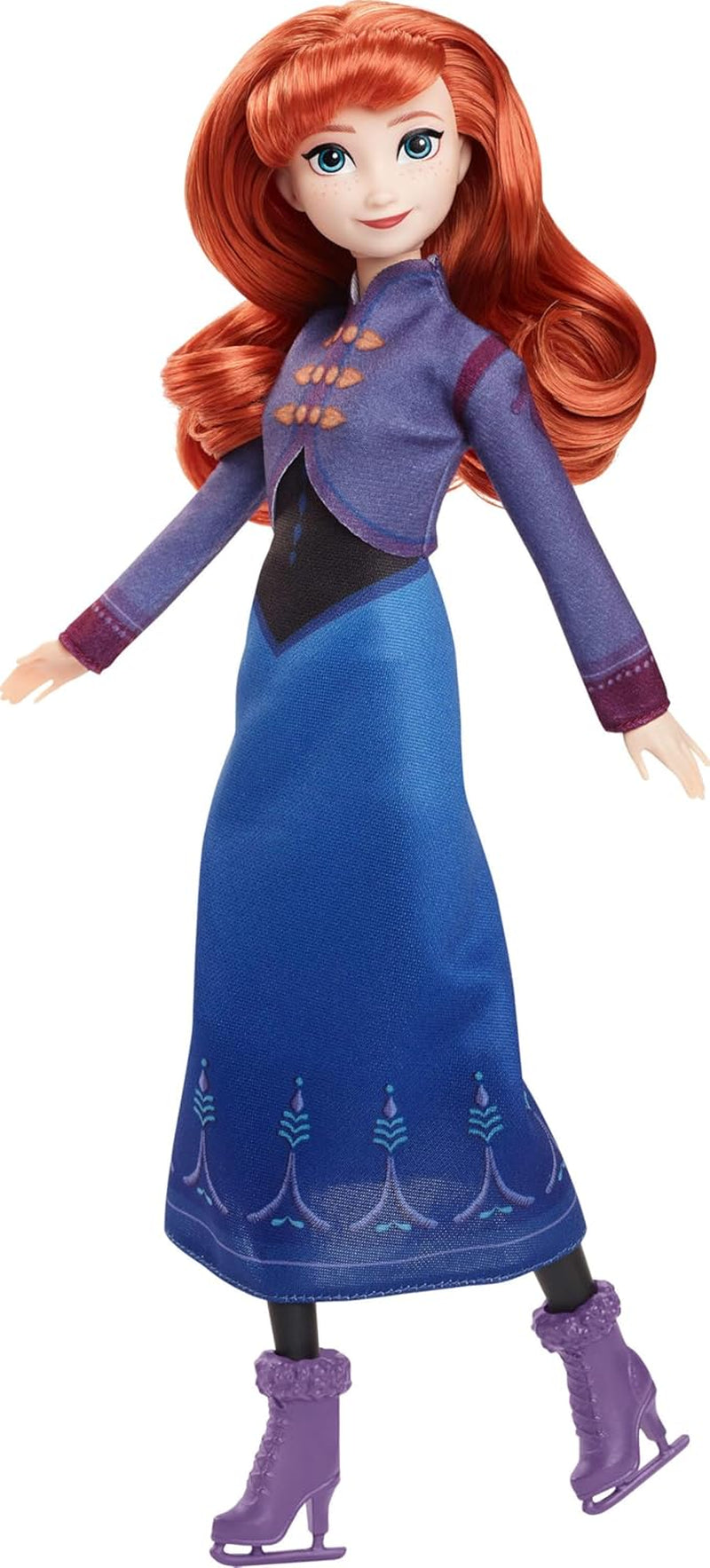Mattel Disney The Ice Queen Elsa Doll, The Ice Queen Doll, capelli biondi pettinati, mobili, scarpe rimovibili, regali Disney, giocattoli da 3 anni, HLW47 Dolls Naty Shop Anna Eisläuferin look