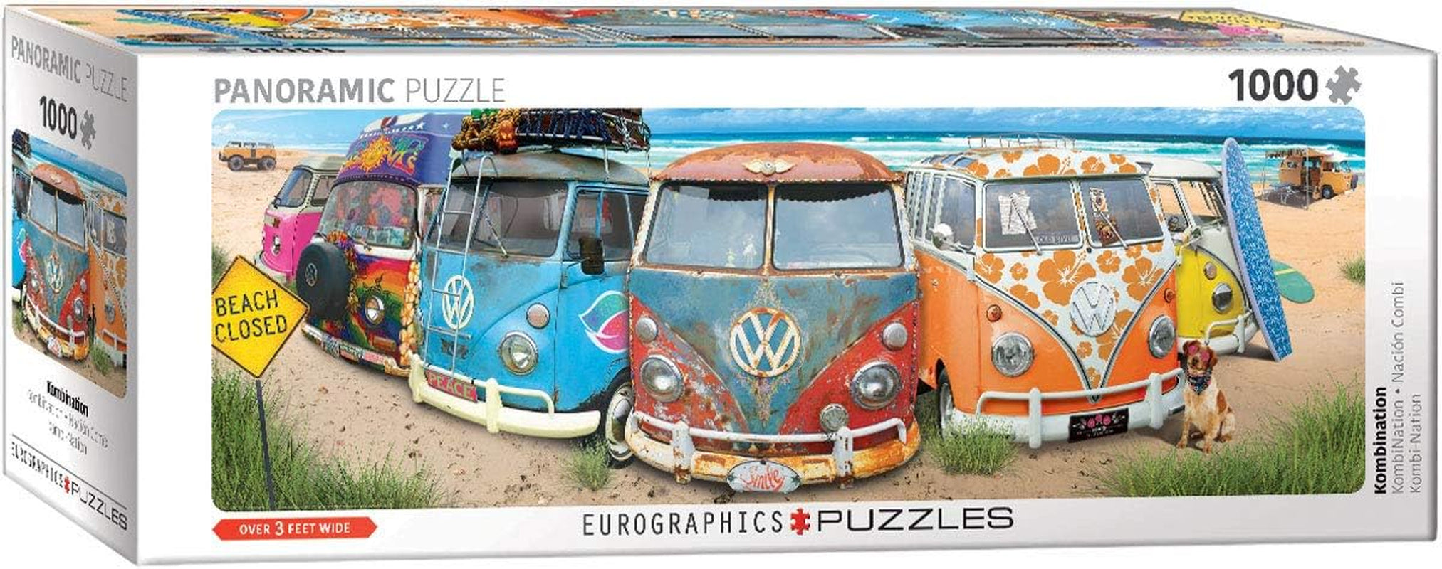 VW Bus - Combinazione (puzzle): Puzzle panoramico, 1000 Puzzle Naty Shop Titolo predefinito