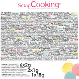 Scrapcooking - Set di 9 coloranti alimentari pastello - Blu, Giallo, Corallo, Rosa, Turchese, Verde lime, Bianco, Verde acqua, Rosa cipria - Polvere colorante commestibile per torte, muffin, macarons - 4272