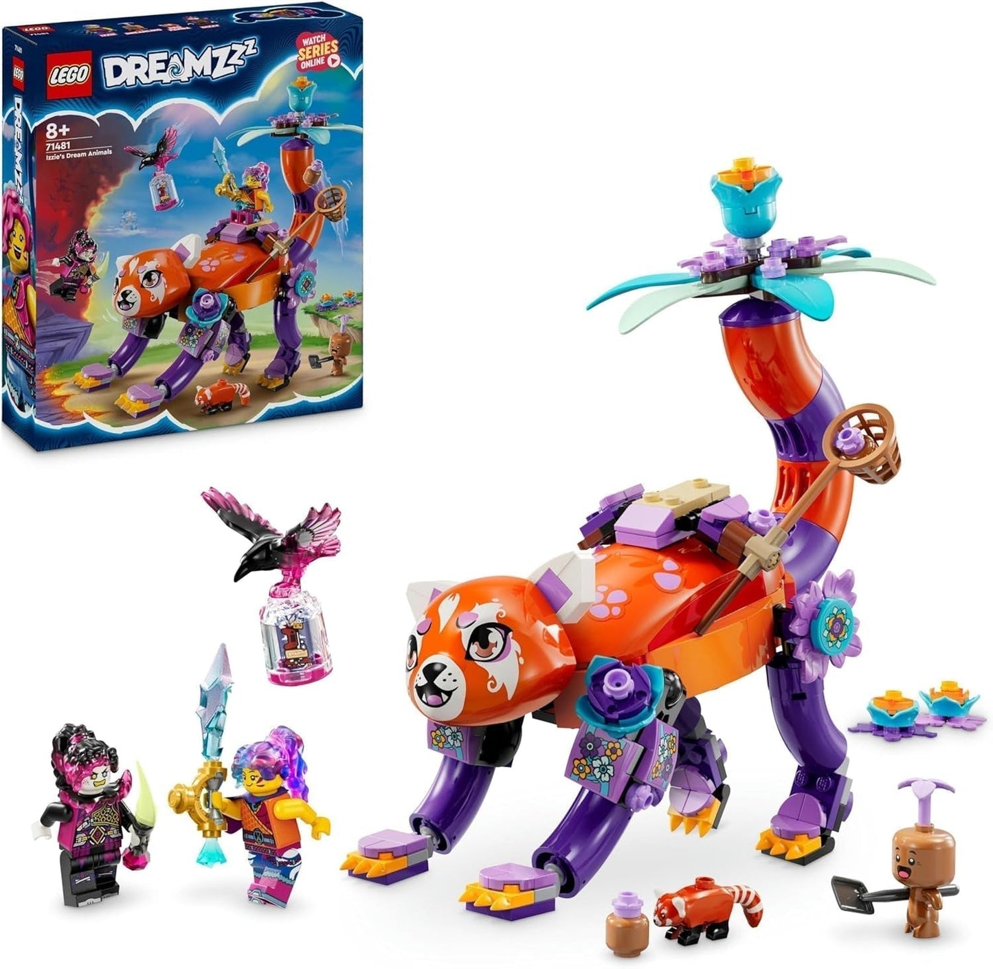 LEGO Dreamzzz 3-in-1 Izzies Animali da sogno, Uovo magico con minifigure di Izzy e Dizzy e figure di animali, Playset fantasy, Regalo per ragazze e ragazzi di 8 anni 71481 Set da costruzione Besuche den LEGO-Store Titolo predefinito