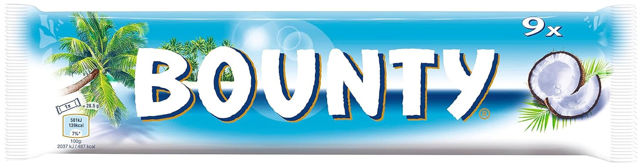 Barrette di cioccolato Bounty | Cocco e Cioccolato | Varie dimensioni delle confezioni