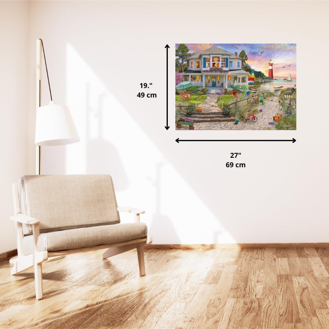 Schmidt Spiele Casa al mare, puzzle da 1.000 pezzi Puzzle Naty Shop