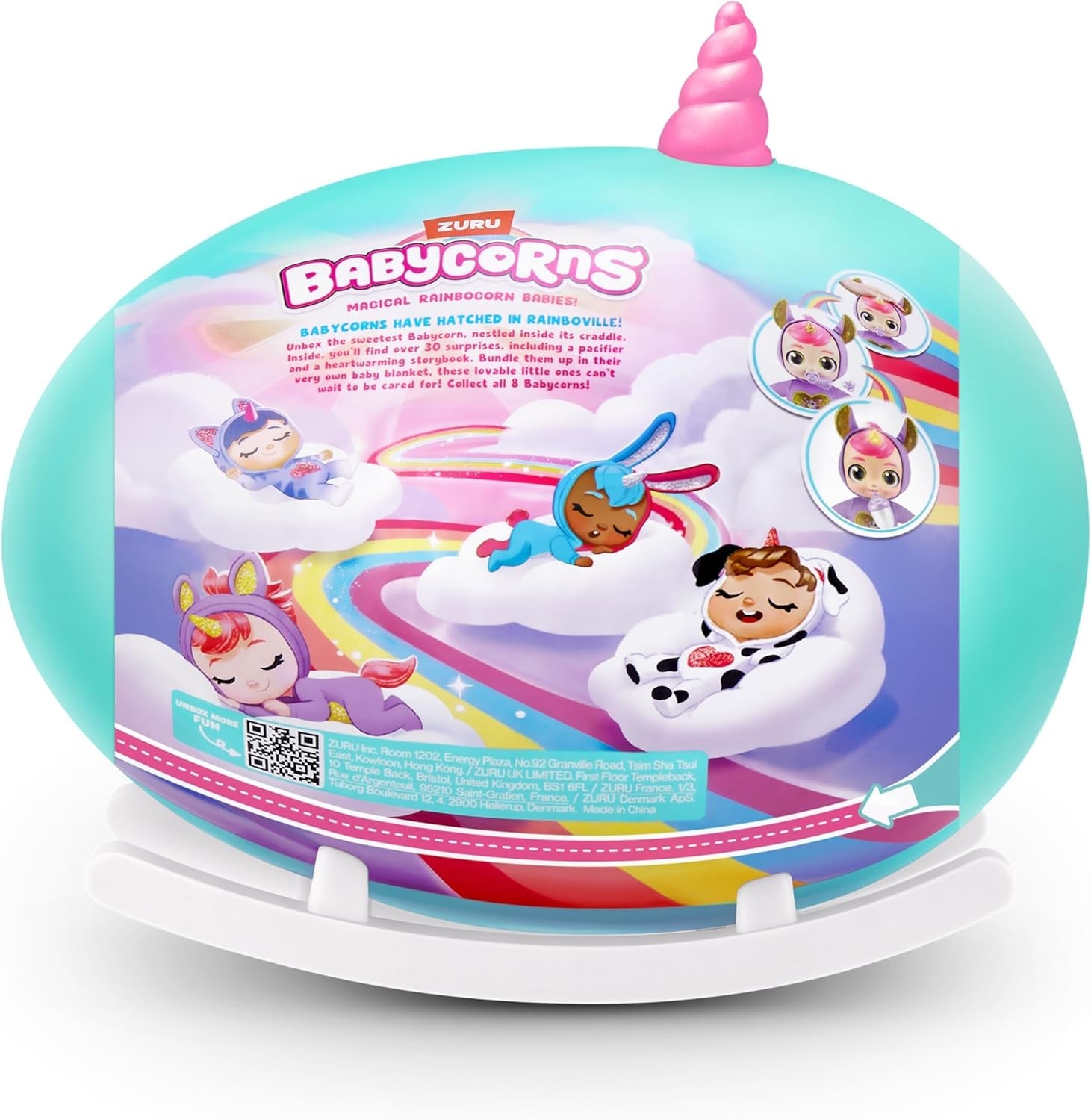 Babycorns Serie 1 di ZURU Magical Cat (Mac) Bambola con accessori Unboxing Giocattolo a sorpresa per bambine