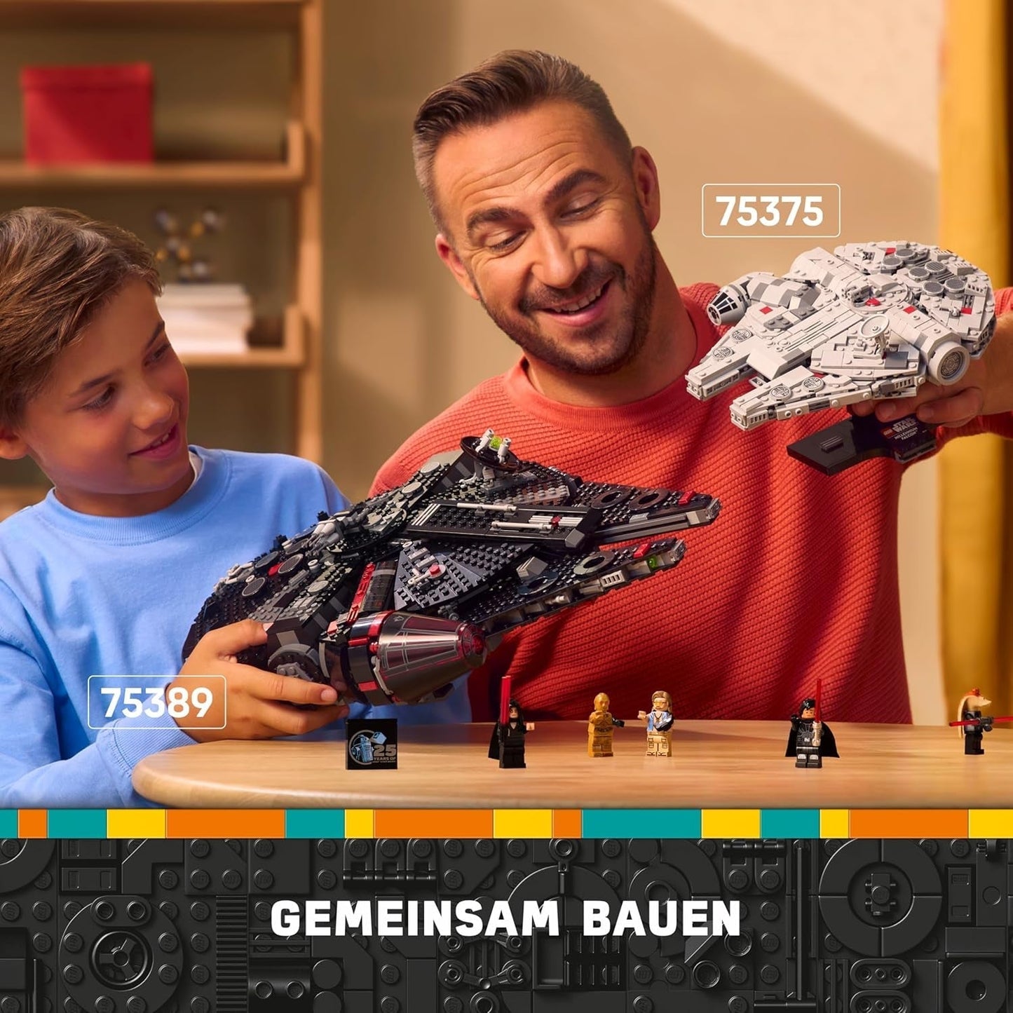 LEGO Star Wars Dark Millennium Falcon, Set astronave, Giocattolo da costruzione per bambini, Regalo di compleanno per ragazzi, ragazze e fan, Giocattolo d'avventura 75389 Set da costruzione Acquista dal negozio LEGO