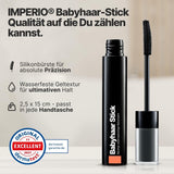 IMPERIO Hair Finishing Stick per capelli di bambini - Mascara premium per capelli di bambini per domare i capelli fini e spezzati - Tintura per capelli trasparente 12ml Naty Shop