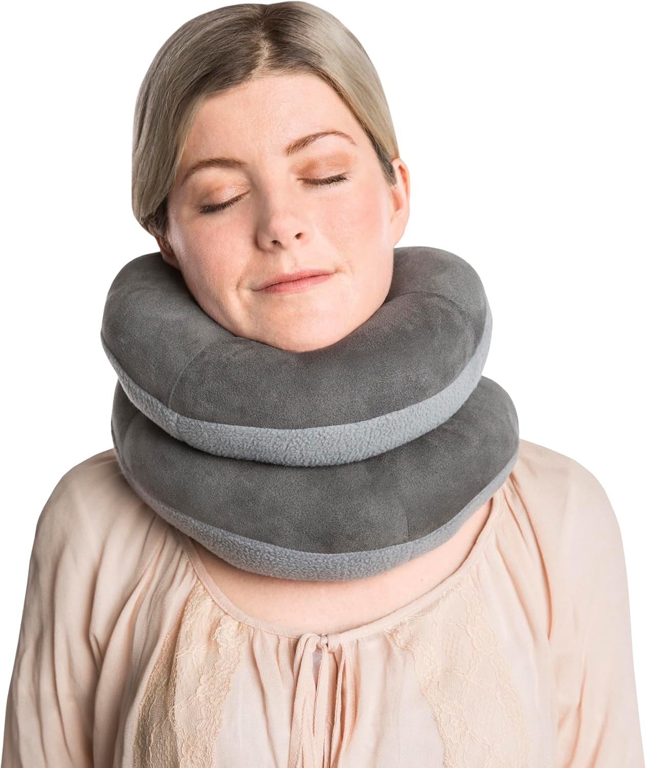 Cuscino Deluxe Wrap-N-Rest, grigio scuro/grigio chiaro