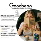 Santo | Caffè in grani 2500g - 100% Arabica dal Brasile | per espresso, cappuccino o caffè filtrato forte | Omni Arrosto | Caffè classico: l'introduzione perfetta al caffè speciale