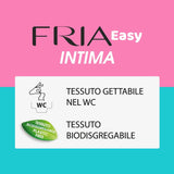 Salviette vaginali biodegradabili compostabili organiche lenitive con pH bilanciato biodegradabili 12 conteggi