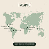 Selezione di caffè in grani Incapto nel mondo | Selezione di 10 origini da tutto il mondo | Caffè speciale | 100% Arabica | Ideale come set regalo per il caffè | Per gli amanti del caffè | 10 confezioni da 100 g