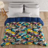 PETTI Artigiani Italiani - Trapunta invernale, Trapunta invernale, Trapunta semplice, Double face, Stampa monocolore e digitale, Microfibra anallergica 100%, Trapunte e trapunte Made in Italy Naty Shop