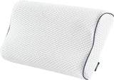 Z-Hom tessuto di sostegno del ginocchio, tessuto di schiuma con memoria, tessuto per il sonno laterale, tessuto ergonomico, tessuto anti-sforamento, tessuto ortopedico per il sonno, tessuto rimovibile (49 X 30 X 7/10 Cm) Perno ortopedico cervicale Naty Shop