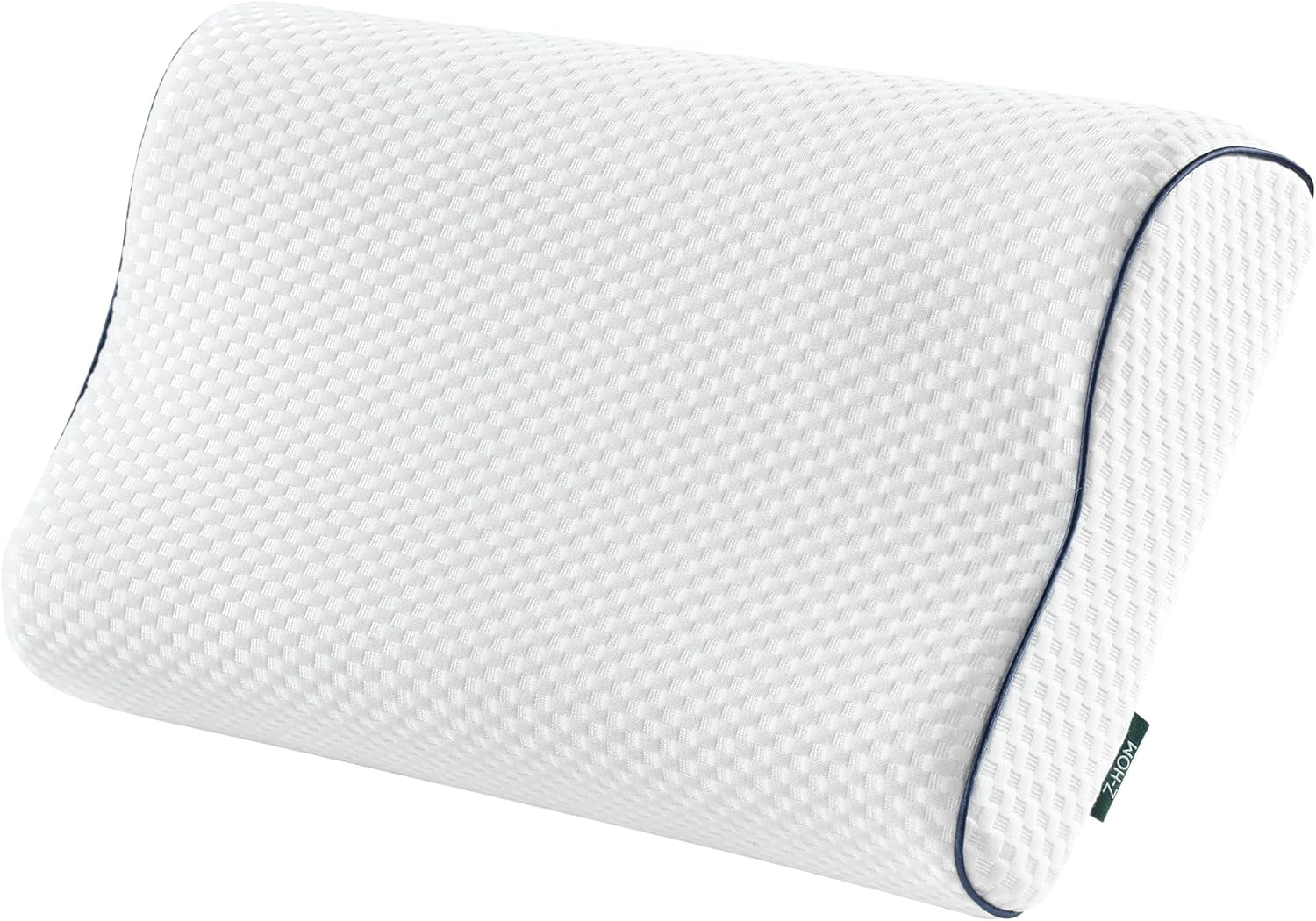 Z-Hom tessuto di sostegno del ginocchio, tessuto di schiuma con memoria, tessuto per il sonno laterale, tessuto ergonomico, tessuto anti-sforamento, tessuto ortopedico per il sonno, tessuto rimovibile (49 X 30 X 7/10 Cm) Perno ortopedico cervicale Naty Shop