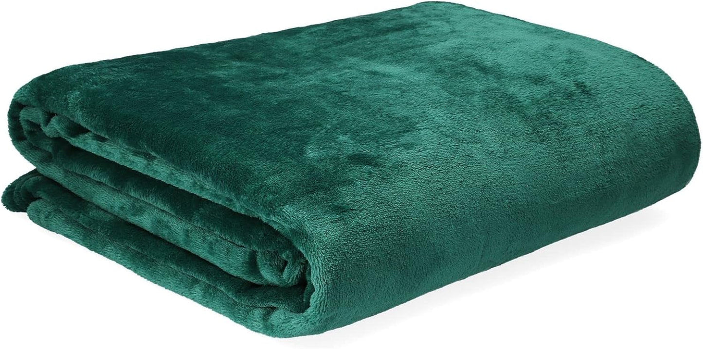 HOMLA Soffice e calda coperta in pile rosso - per divano e letto Comoda coperta Coperta per divano Coperta per soggiorno - di facile manutenzione 150 X 200 cm Letti e coperte rosa Besuche den HOMLA-Store Greetings Poliestere rosso 150X200 cm