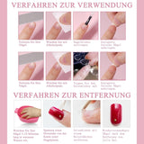 Set di 360 unghie finte ballerina sfumata, unghie artificiali incollate con sfumatura rosa bianca con 2 penne a olio per unghie, unghie finte medie sfumate per donne fai da te
