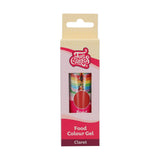 Funcakes Food Color Gel Claret: colorante alimentare altamente concentrato per impasti, panna, fondente e marzapane. Dosaggio facile. Una sola goccia per creare colori vivaci. Halal. 30 g.