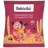 Orsetti di cereali con superfrutti (9 x 30g) – snack per bambini a partire da 1 anno, dolcificati solo con frutta, divertimento ideale per tutta la famiglia