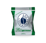 Caffè Borbone Kaffee Kapseln Respresso, Blaue Mischung, 100 stück & Kaffee Kapseln Respresso, Entkofeinierte Dek Mischung - 100 stück - Compatibile con Häuslichen Kaffeemaschinen Nespresso®*