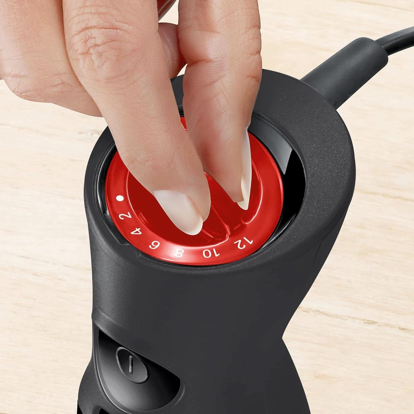 Bosch Stabmixer Ergomixx MS6CB61V1, Vakuum-Funktion, Edelstahl-Mixfuß, Mix- Und Messbecher, Vakuum-Pumpe, Vakuum-Beutel, Vakuum-Frischhaltedose, 12 Stufen plus Turbo, 1000 W, Nero/Antracite Kitchen Naty Shop