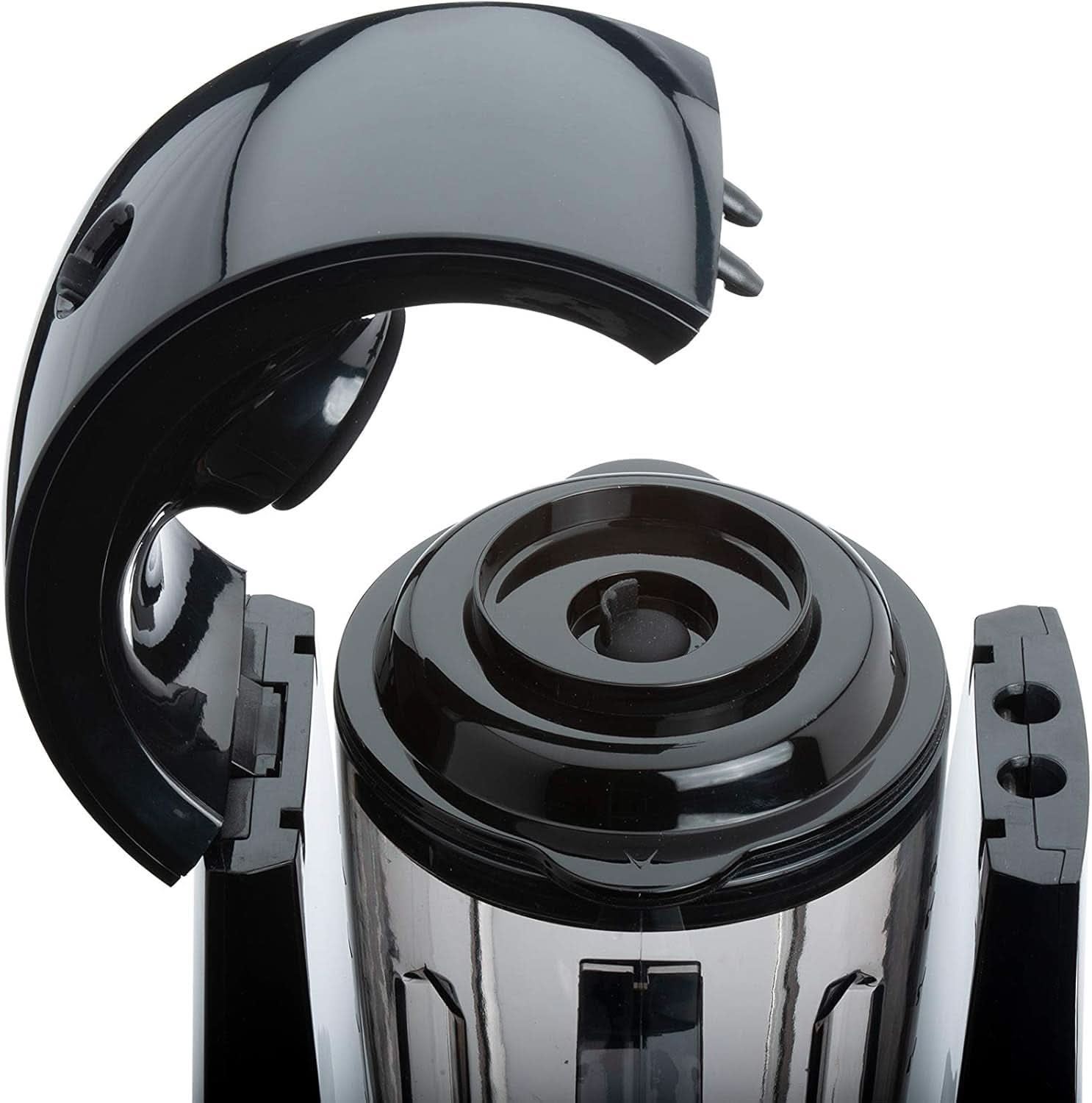 Robot da cucina Cloer 6980 Vakuum / 800 Watt / 21.000 U/Min. / Incl. Vorratsbehälter/Vakuumventil/Automatikprogramme/Eis-Crush-Funktion/Reinigungsfunktion/Schwarz, 1500 Milliliters Kitchen Naty Shop