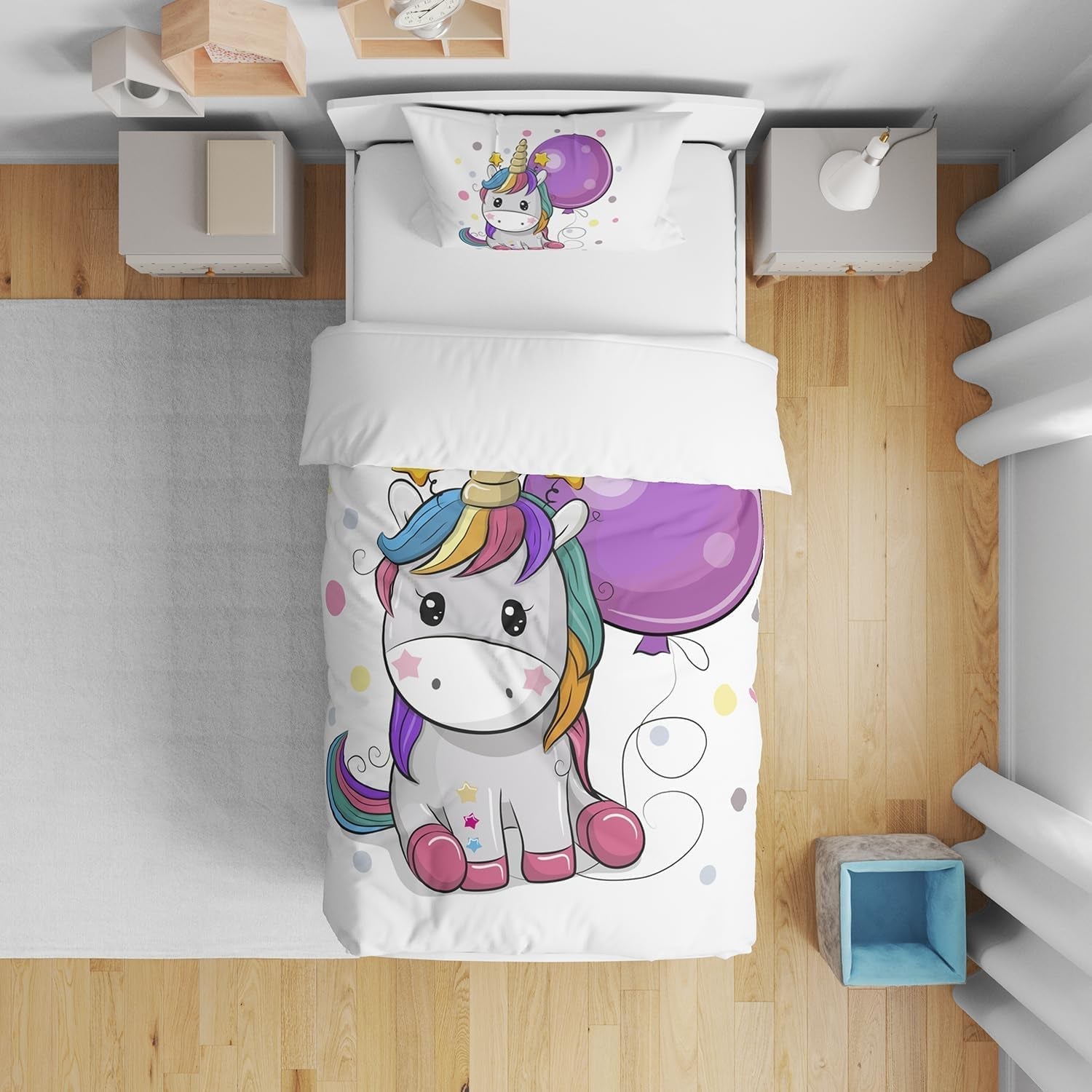 Biancheria letto per bambini, varie misure e vari personaggi animati Biancheria letto - bambini Naty Shop