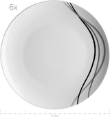 Servizio da tavola combinato Mäser, porcellana TAJO, bianco, 40 x 60 x 40 cm