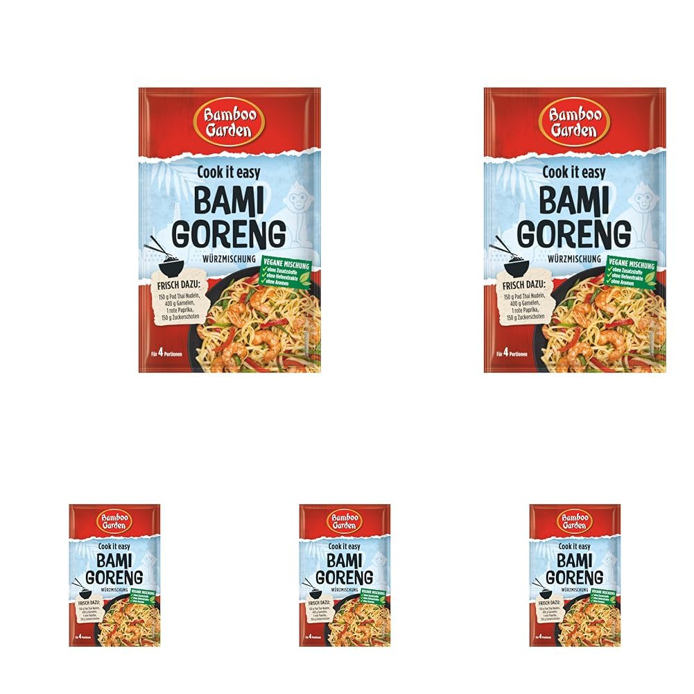 Bamboo Garden Bami Goreng Wurzmischung - Ideale per 4 porzioni