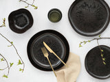 CreaTable, 21249, serie Natura Organic RUSTY, set di stoviglie da 12 pezzi per 4 persone, set di piatti in porcellana, lavabile in lavastoviglie e adatto al microonde, prodotto in Europa